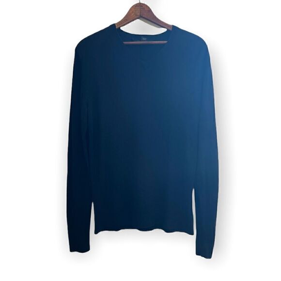Kenneth Cole Silk Cotton Blend V Neck Top - Picture 1 of 6